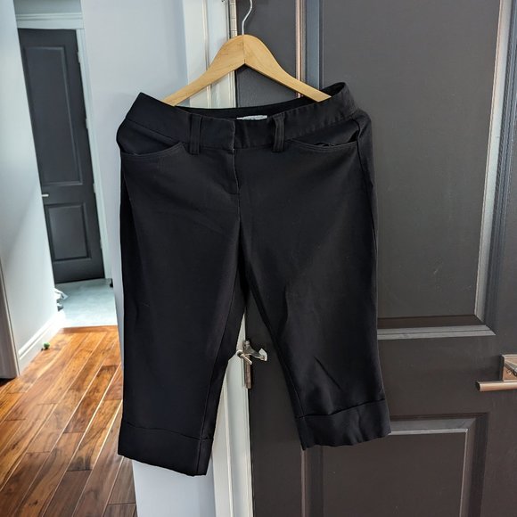 Black Crop Pants - Picture 1 of 6